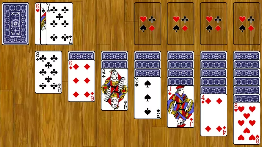 วิธีการเล่นไพ่ Solitaire